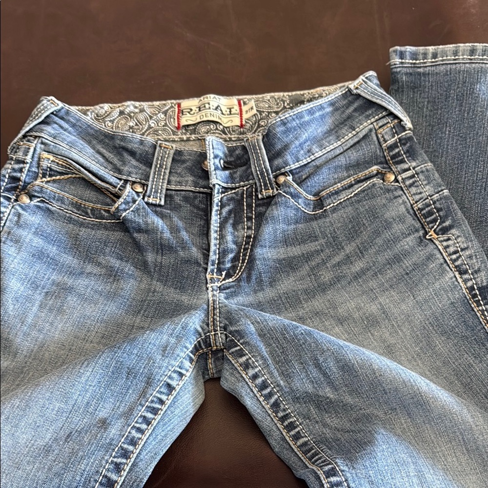 Ariat Blue Boot Cut Jeans with Flare